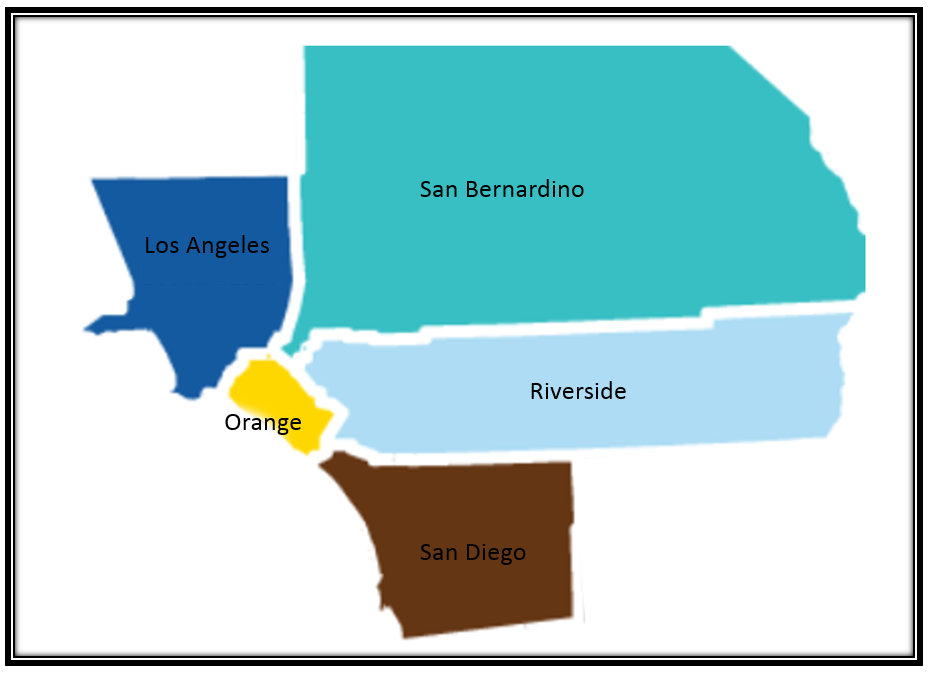 Areas Serviced: Los Angeles County, Orange County, Riverside County, San Diego County and partial San Bernardino County