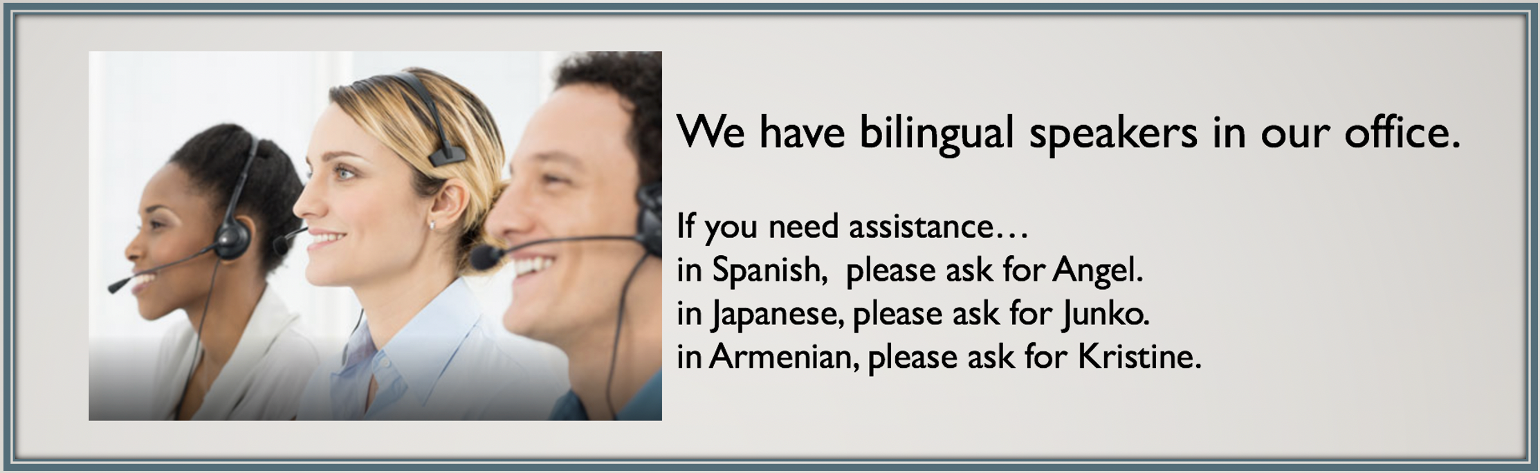multilingual customer service